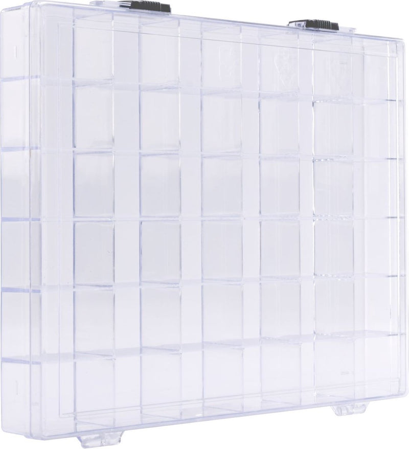 Vaessen creative opbergbox – 24,7 x 19,2 x 2,9 cm – 36 vakjes