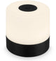 B.k.licht briloner - mini lampada da tavolo ricaricabile - con USB-C - wireless - dimmerabile - lampada da esterno - lampada per bambini - luce bianca calda 2.700k - 7x7 cm - nero