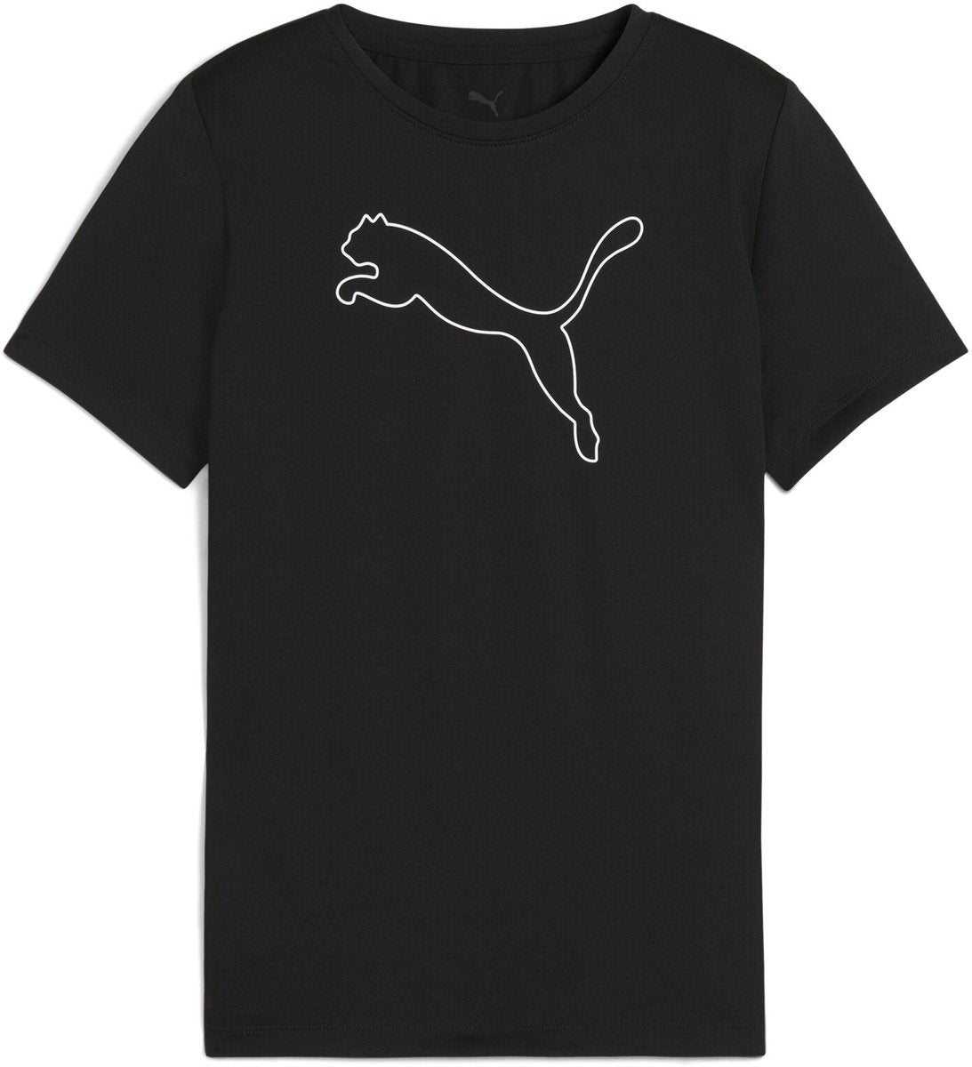 Puma tad ess cat logo tee g meisjes sportshirt - black