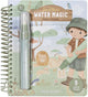 Piccolo libro da colorare ad acqua olandese - safari jim - libro da colorare magico riutilizzabile - giocattoli educativi per bambini da colorare - da 2 anni