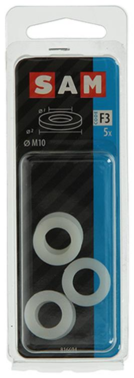 Mack 1017733 - arandela nailon 5 piezas m10 | 10 piezas