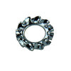 Mack 1017748 - arandela elástica dentada acero galvanizado 30 piezas m5 | 10 piezas