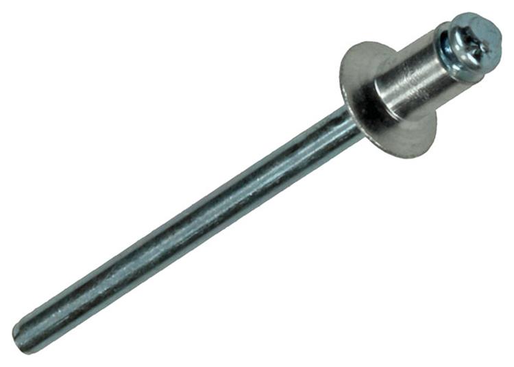 Mack 1020296 - 40 grapas ciegas aluminio 4.0x6mm | 5 piezas