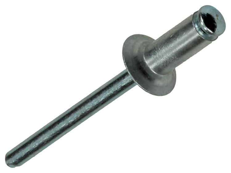 Mack 1020303 - 23 graffe cieche alluminio 4,8x12mm | 5 pezzi