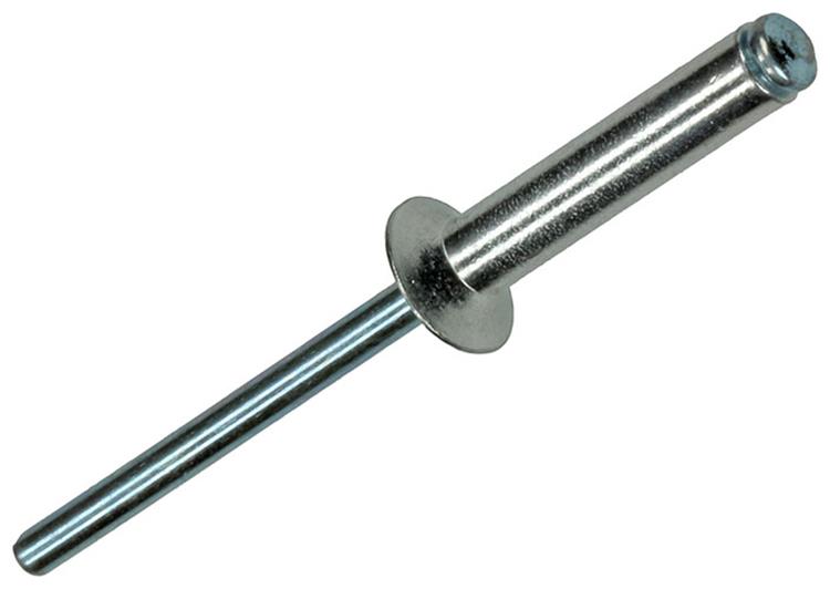 Mack 1020308 - 13 grapas ciegas aluminio 4,8x24mm | 5 piezas