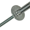 Mack 1020310 - 10 grapas ciegas aluminio cabeza ancha 4.8x16mm | 5 piezas