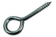 Mack 1017773 - ojo de tornillo acero galvanizado 9 piezas 4,0 x 30 mm | 10 piezas