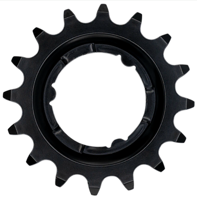 Kmc tandwiel voor shimano 16t o-mo staal 3 32 inch - zwart