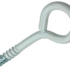 Mack 1017786 - ojo de tornillo acero blanco 4 piezas 4,0 x 30 mm | 10 piezas