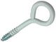 Mack 1017786 - ojo de tornillo acero blanco 4 piezas 4,0 x 30 mm | 10 piezas