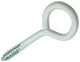 Mack 1017787 - ojo de tornillo acero blanco 2 piezas 5,0 x 35 mm | 10 piezas