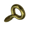 Mack 1019691 - ojo de tornillo de latón 6 piezas 2,5 x 10 mm | 10 piezas