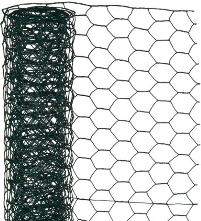 Nature - verzinkt staal gaas - 1 x 5m - groen - 13 x 13mm mazen