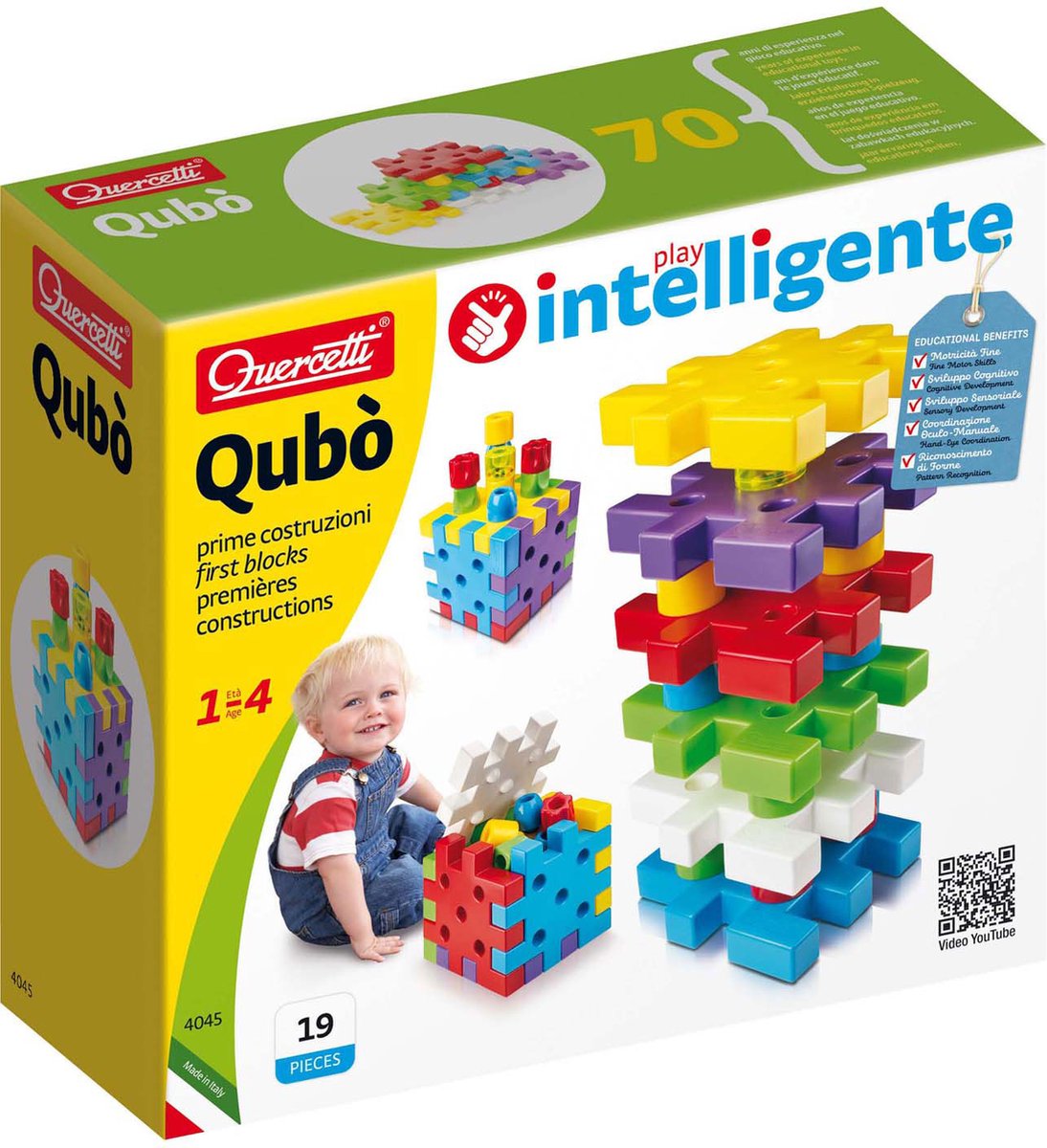 Quercetti qubo eerste blokken