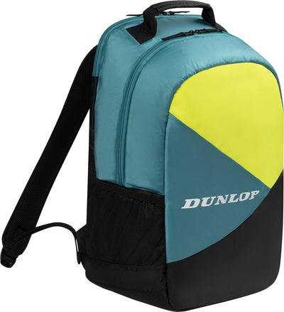 Dunlop - zaino sx-club - borsa da tennis - verde acqua nero giallo