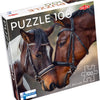 Tactic horses in love – puzzel – 100 stukjes – warm dierenportret van paarden – strak en rustgevend ontwerp – hoogwaardige scandinavische kwaliteit