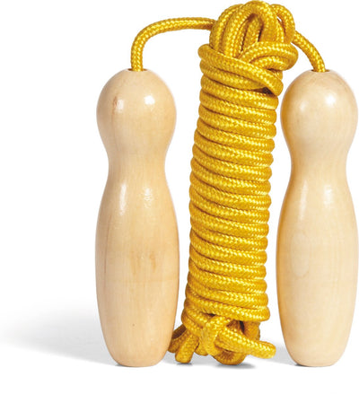Giocattoli BS Spring Ting giallo con manici in legno
