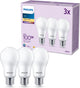 Lampada LED Philips opaca - 100 w - E27 - luce bianca calda - 3 pezzi