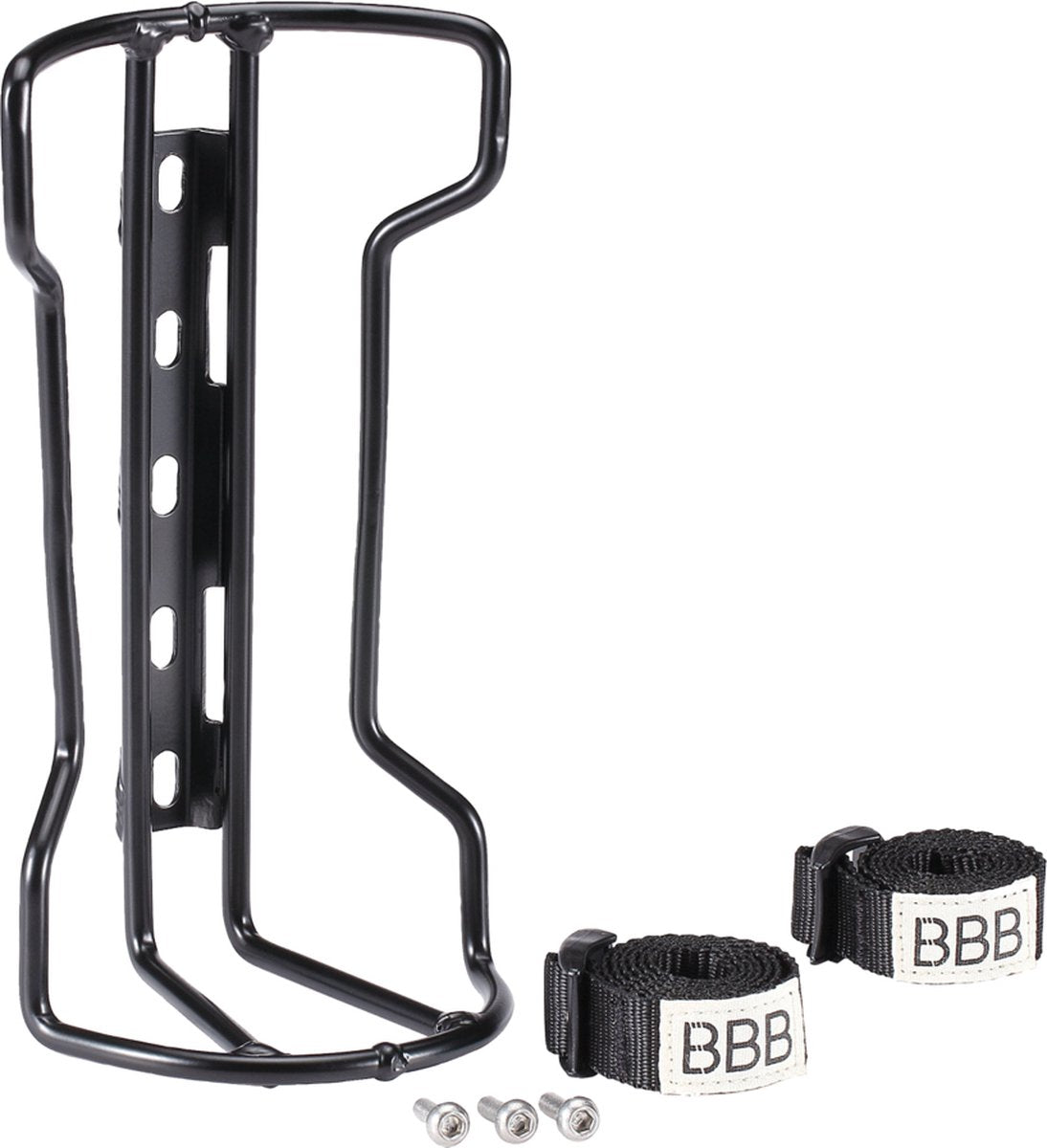Bbb cycling stackrack bagagehouder - montage op voorvork - lichtgewicht bikepacking bagagerek - zwart - bbc-81