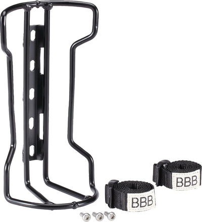 Portaequipajes stackrack para ciclismo Bbb - montaje en horquilla delantera - portaequipajes ligero para bicicletas - negro - bbc-81