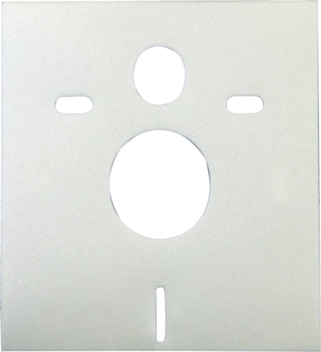 Plieger isolatiemat voor hangend toilet bidet met steunbussen