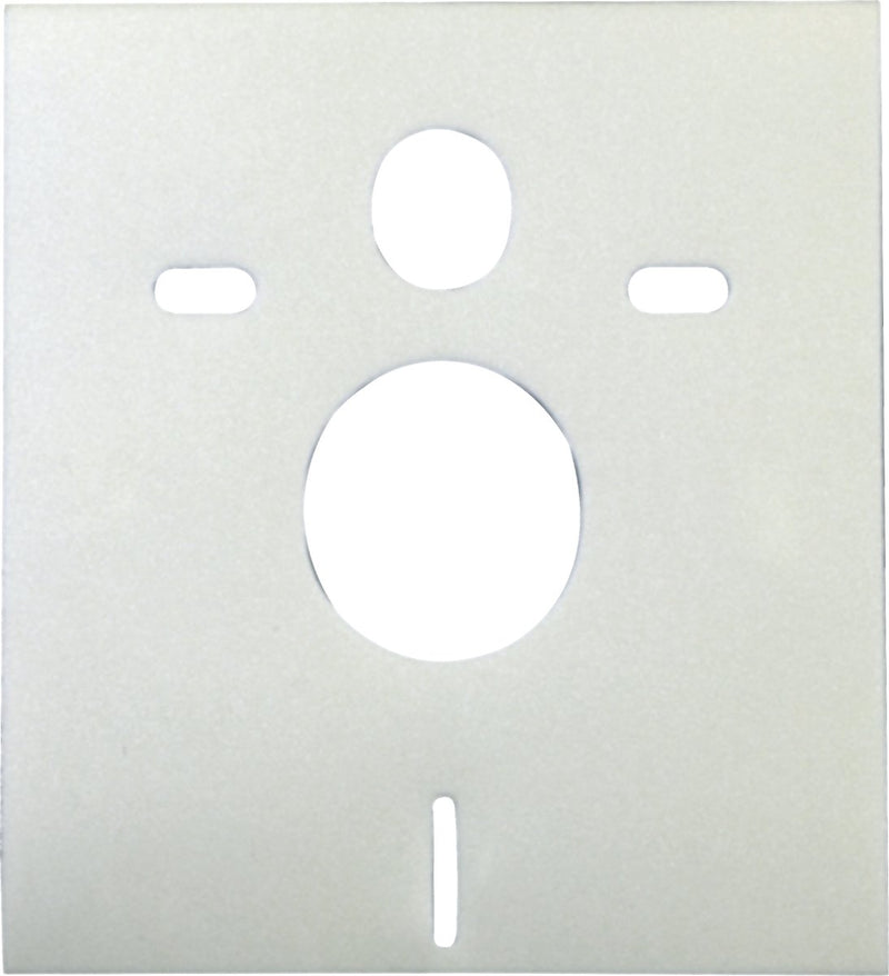 Plieger isolatiemat voor hangend toilet bidet met steunbussen