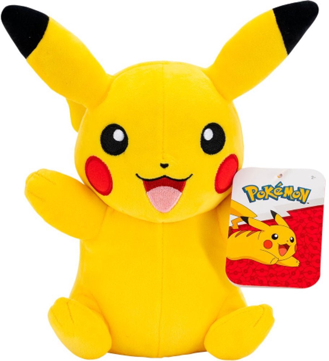 Jazwares pikachu hugging pokémon pluche knuffel 20 cm