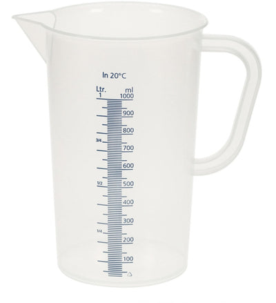 Vaso medidor Vitlab de 500 ml: transparente y duradero