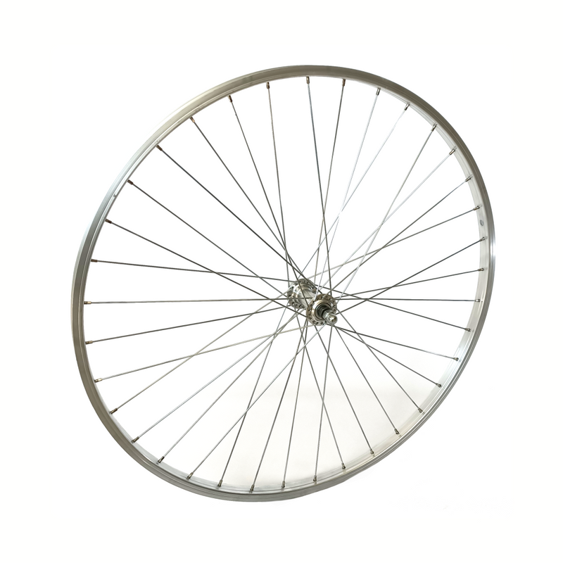 ruota anteriore 28x1 5 8x1 3 8 bordo in alluminio, argento. Ash fisso