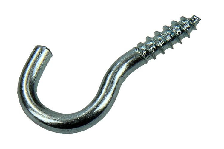 Mack 1017796 - gancho de tornillo acero galvanizado 15 piezas 3,0 x 12 mm | 10 piezas
