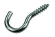 Mack 1017796 - gancho de tornillo acero galvanizado 15 piezas 3,0 x 12 mm | 10 piezas
