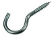 Mack 1017800 - gancho de tornillo acero galvanizado 6 piezas 4,5 x 30 mm | 10 piezas