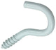 Mack 1017805 - gancho de tornillo acero blanco 10uds 2,5 x 12 mm | 10 piezas