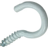 Mack 1017806 - gancho de tornillo acero blanco 7 piezas 3,0 x 16 mm | 10 piezas
