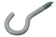 Mack 1017807 - gancho de tornillo acero blanco 5 piezas 3,5 x 20 mm | 10 piezas