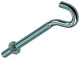 Mack 1017811 - gancho tornillo métrico + tuerca galvanizada 3 piezas m6 x 60 mm | 10 piezas