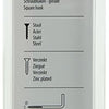 Mack 1017818 - tornillo pulgar acero galvanizado 15 piezas 3,0 x 35 mm | 10 piezas