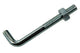 Mack 1017834 - tornillo pulgada métrico + tuerca acero 5 piezas m4 x 40 mm | 10 piezas