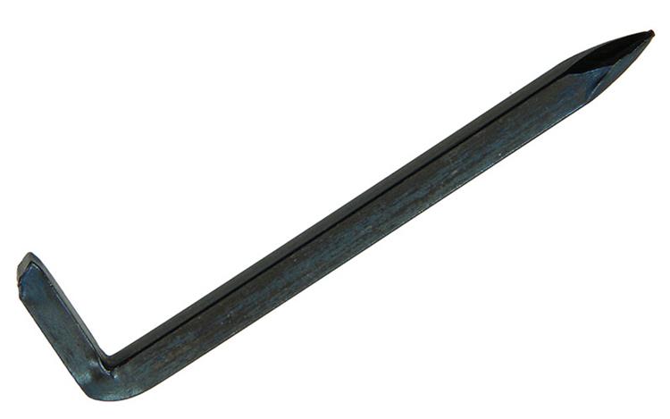 Mack 1019708 - gancho para viga acero pavonado 6 piezas 3,8 x 60 mm | 5 piezas