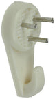 Mack 1017844 - gancho hormigón plástico 4uds 30mm | 10 piezas