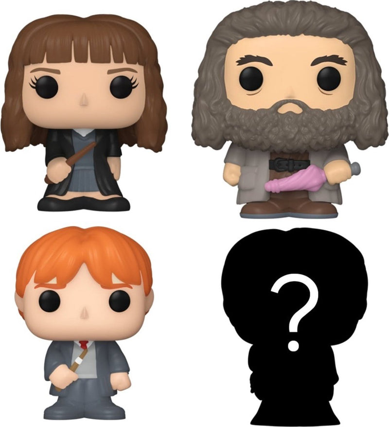 Funko harry potter - ¡bitty pop! Paquete de 4 figuras coleccionables de Hermione de 2,5 cm - multicolores