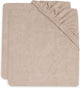 Jollein - Coprifasciatoio in spugna 50x70 cm - Coprifasciatoio con copertina morbida - rosa selvatico - 2 pezzi