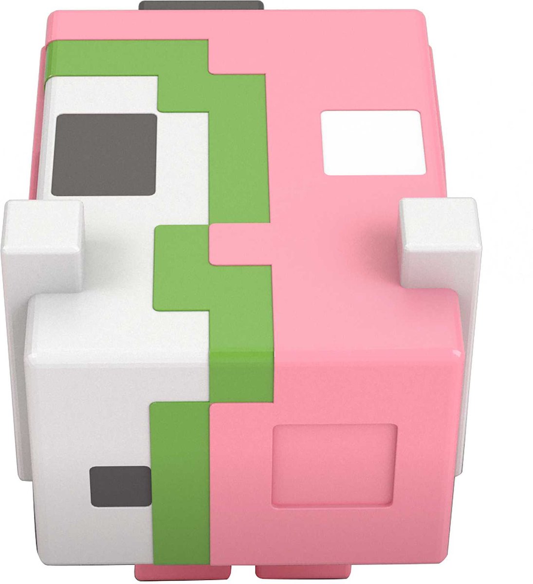 Mini teste di mob Minecraft - personaggio da gioco - rosa con verde