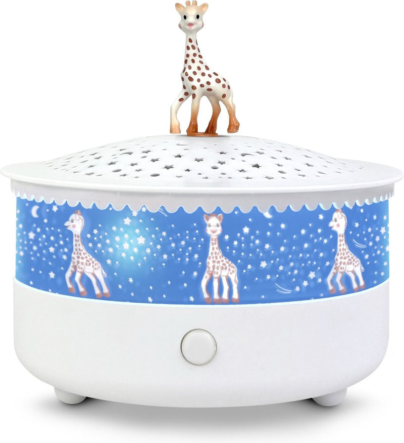 Proiettore stellare Sophie la giraffa con sensore di musica e pianto - incantevole cielo stellato per il tuo piccolo, spegnimento automatico e cavo USB incluso
