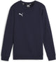Puma teamgoal casuals crew neck sweat jr jongens sporttrui - navy- white