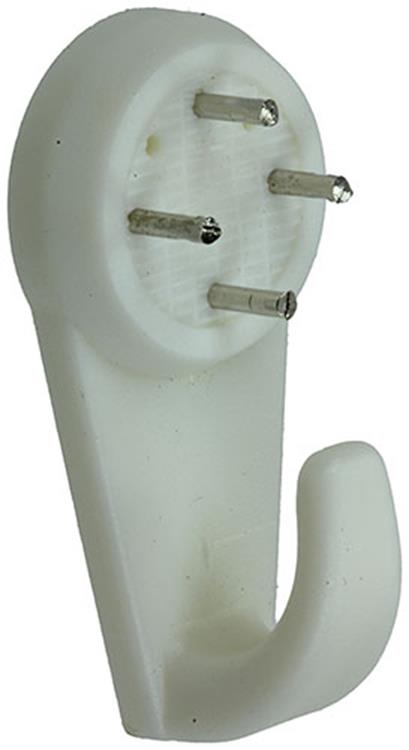 Mack 1017845 - gancho hormigón plástico 3uds 40mm | 10 piezas
