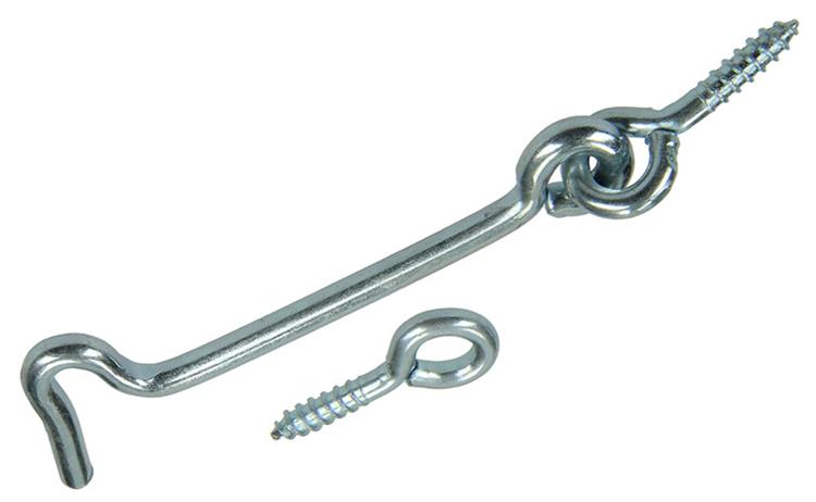 Mack 1017849 - Gancho de viento de acero galvanizado 2 piezas 4,0 x 80 mm | 5 piezas