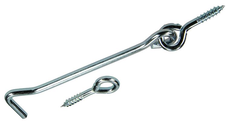 Mack 1017851 - gancho de viento de acero galvanizado 2 piezas 5,0 x 125 mm | 5 piezas