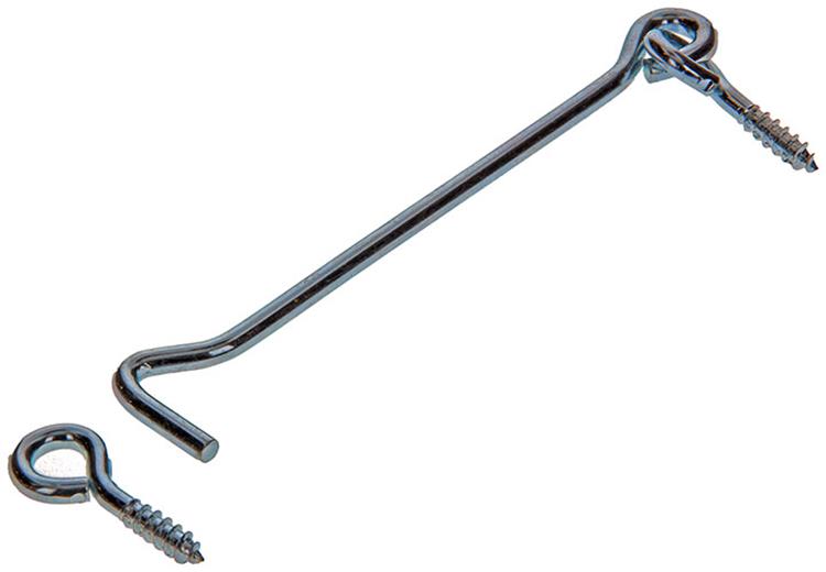 Mack 1017852 - gancho viento acero galvanizado 1 ud 5,0 x 150 mm | 5 piezas