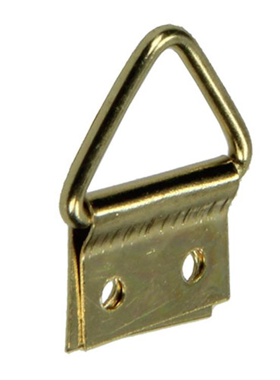 Mack 1017858 - percha de marco acero latonado 6 piezas 10 x 17 mm | 10 piezas